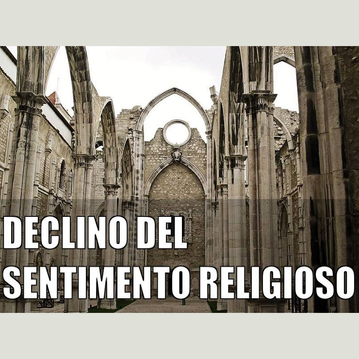 DECLINO DEL SENTIMENTO RELIGIOSO