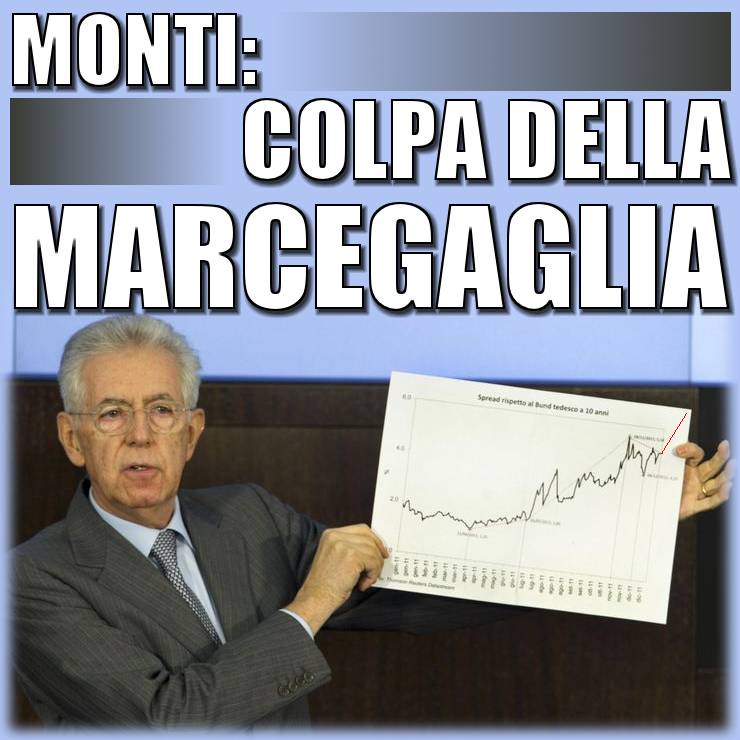 MONTI: COLPA DELLA MARCEGAGLIA